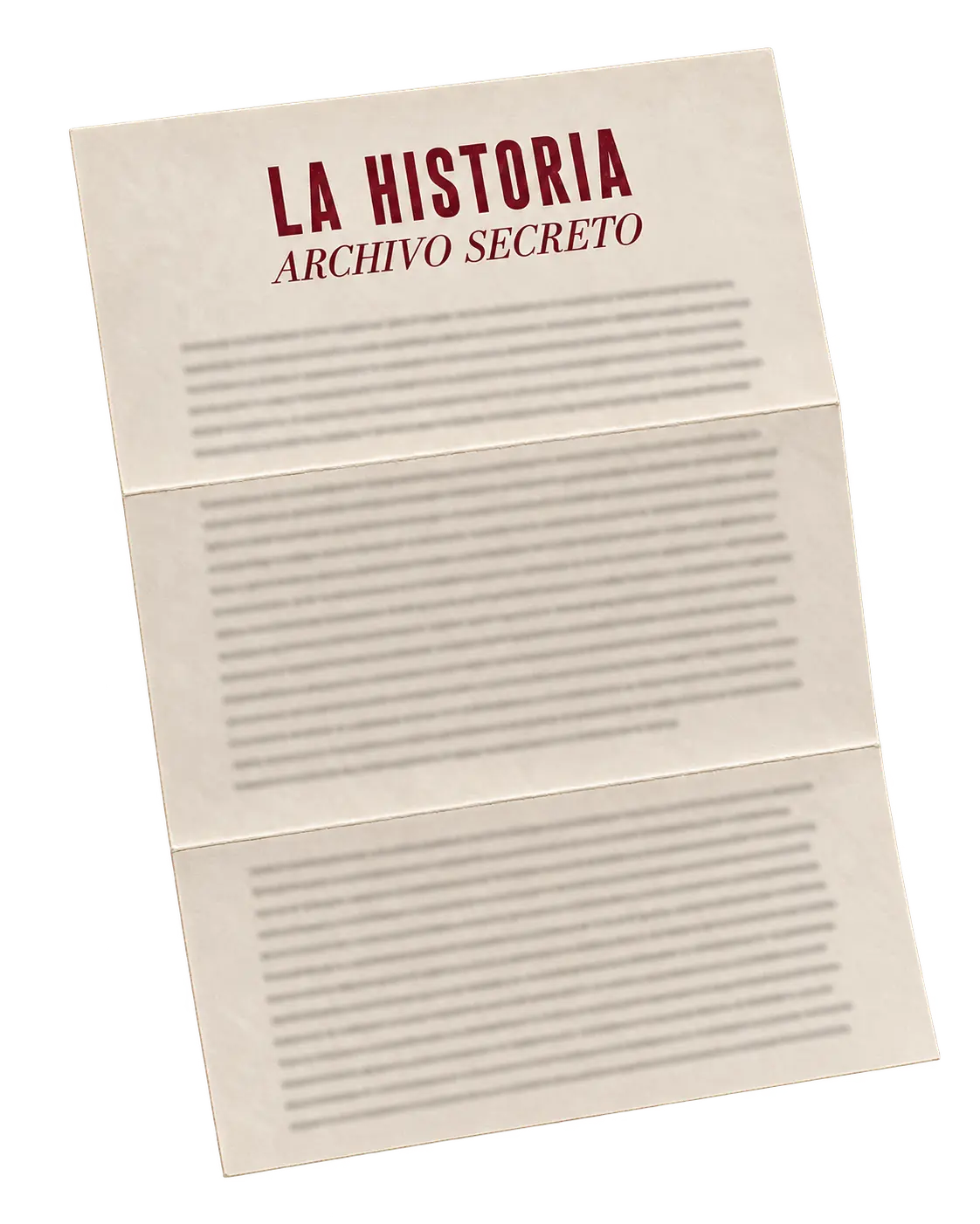 Carta con la historia del coche